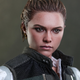 The 12-inch action figure of Florence Pugh's Yelena Belova in her green vest and white, armored jumpsuit from Marvel's Black Widow film.